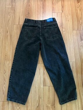 Men's Black silver polar big boy Jeans